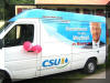 28.08.2005 Wer hat denn das Auto mit dem Ede drauf an die schnen Luftballons gebunden?